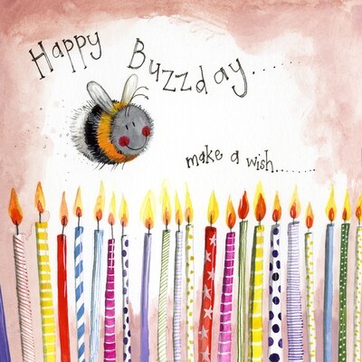 Alex Clark | Sunshine Buzzday Birthday Card