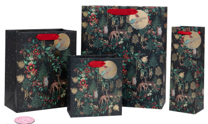 Glick | Enchanted Woodland Gift Bags, Type: Bottle Gift Bag
