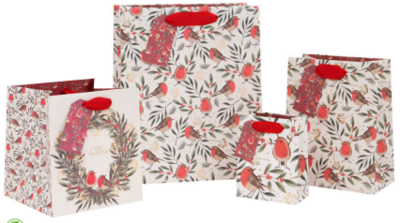 Glick | Robins & Berries Cream Gift Bags