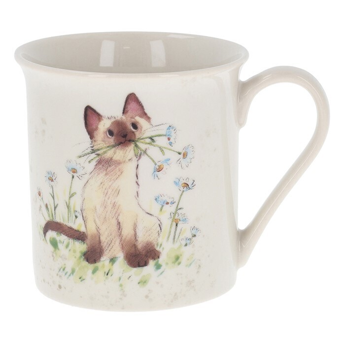 Joe Davies | Paper Shed Siamese & Daisy Cat Mug