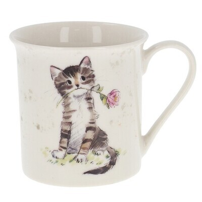 Joe Davies | Paper Shed Tabby Rose Cat Mug