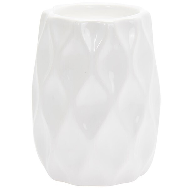 Joe Davies | Ceramic Wave Candle Holder White