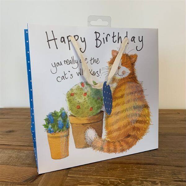 Alex Clark | Cats Whiskers Medium Gift bag