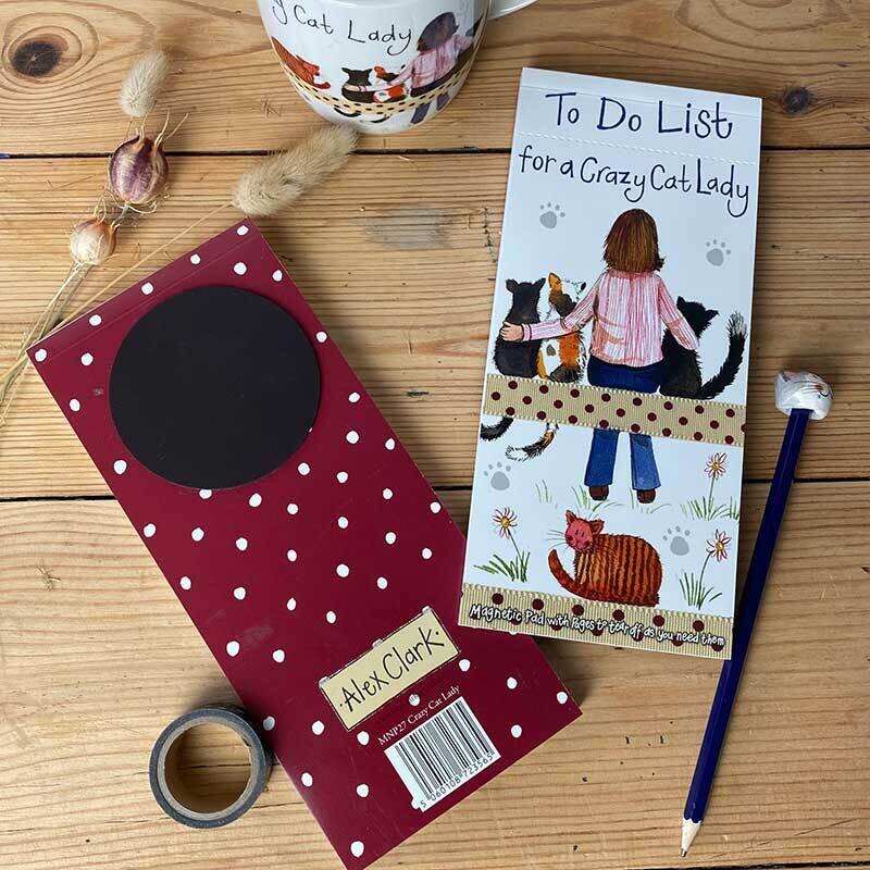 Alex Clark | Crazy Cat Lady Magnetic To Do List
