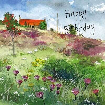Alex Clark | Happy Birthday Crofthouse Meadow Card