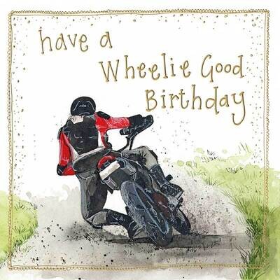 Alex Clark | Motorcyclist Birthday Card