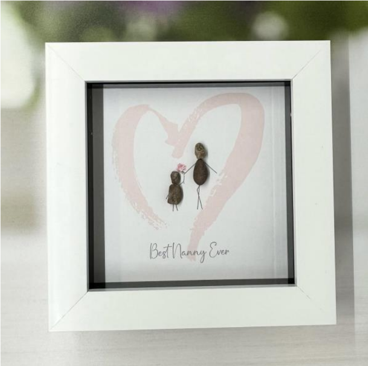 La De Da Living | White Pebble Frame - Best Nanny Ever
