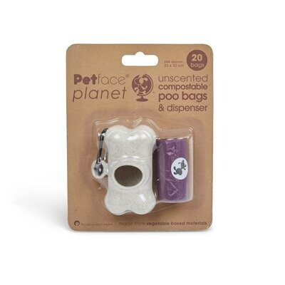 Petface | Compostable Poop Bag & Dispenser