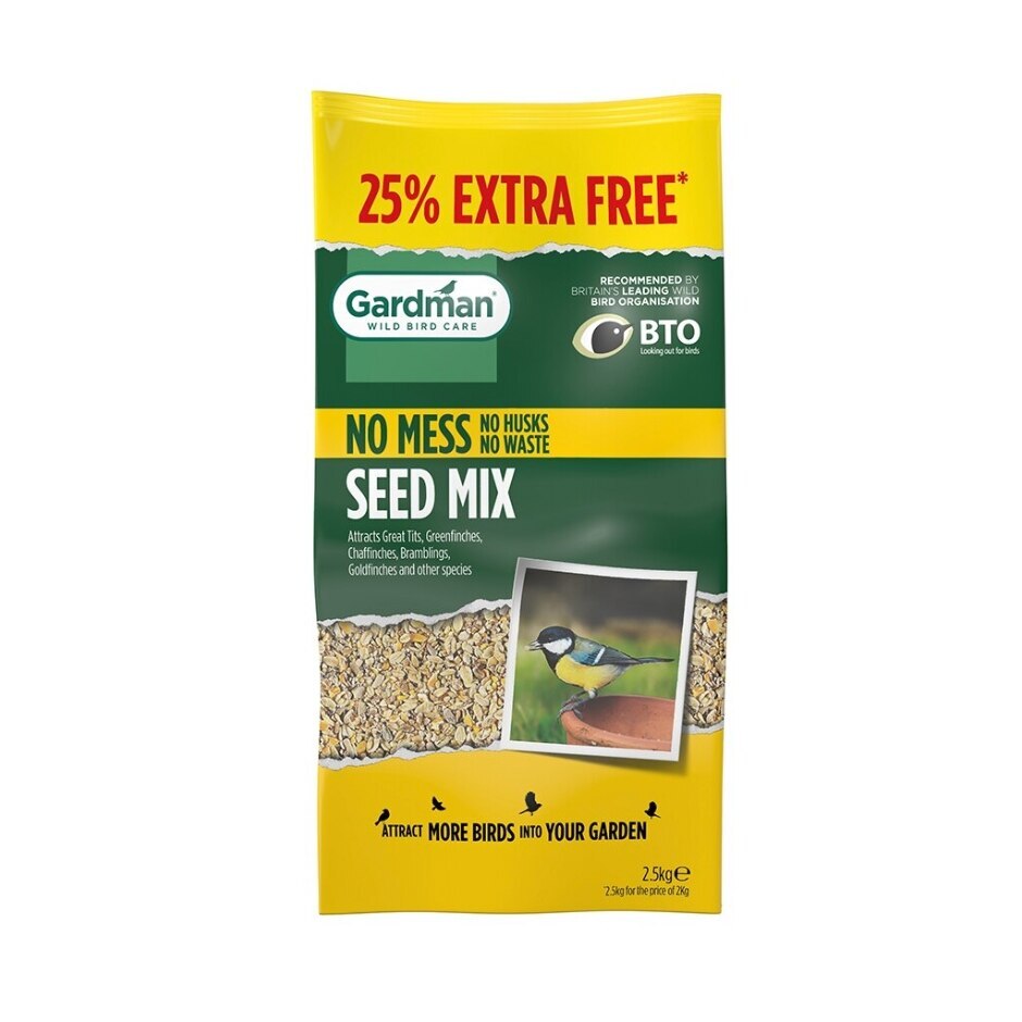 Westland | GM No Mess Seed Mix 2kg + 25% Extra Free