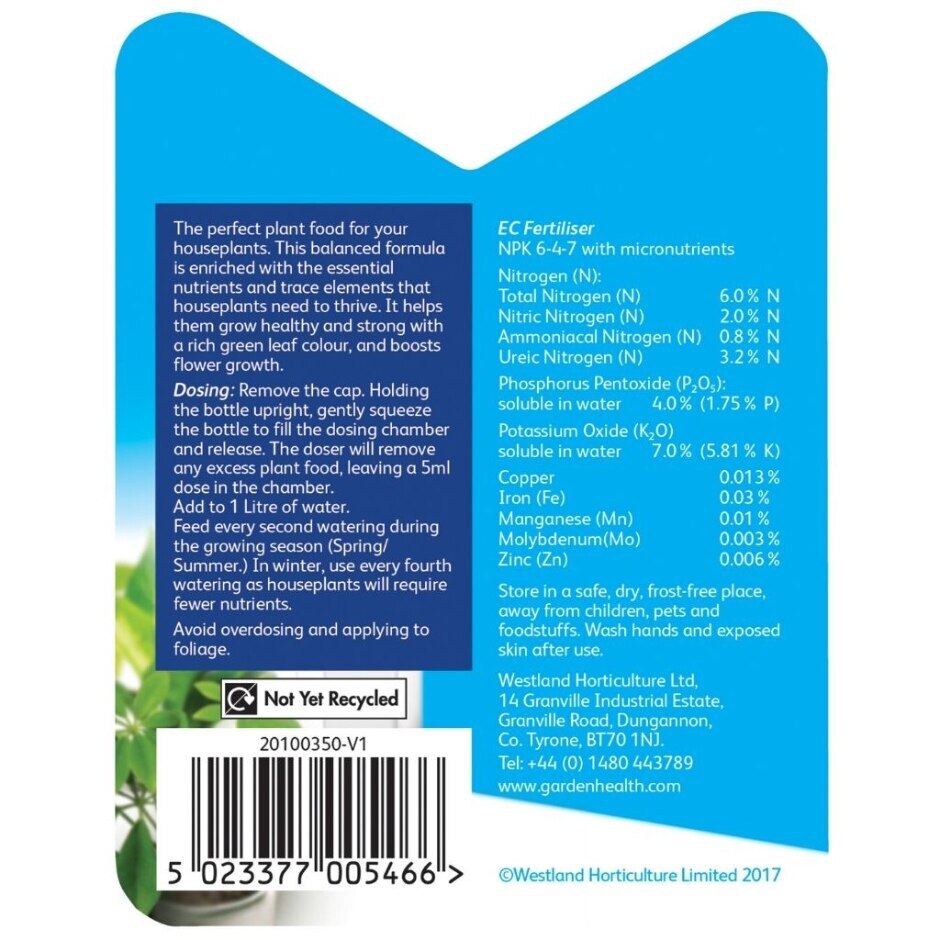 Westland | GM Houseplant Feed Concentrate