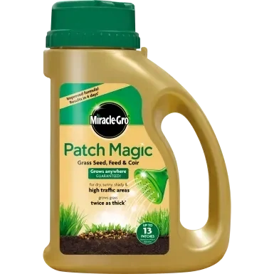 Miracle-Gro | Patch Magic® Grass Seed, Feed & Coir 13 Patches