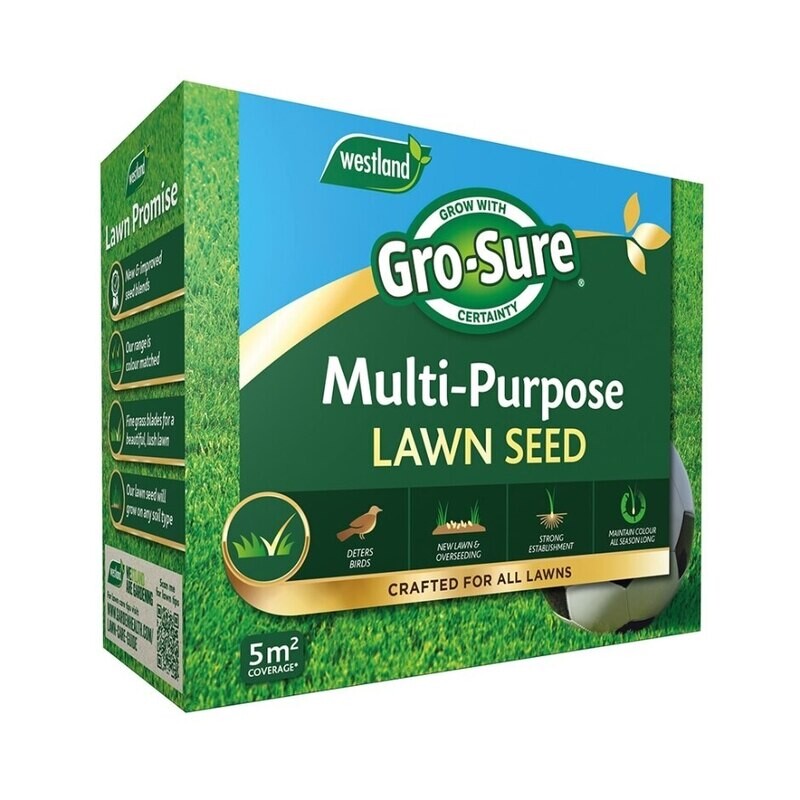 Westland | Gro-Sure Multi-Purpose Lawn Seed 5m2