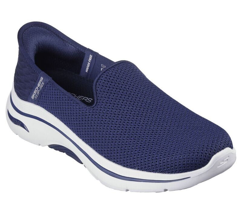 Women's Navy & White GO WALK Arch Fit 2.0 - Delara