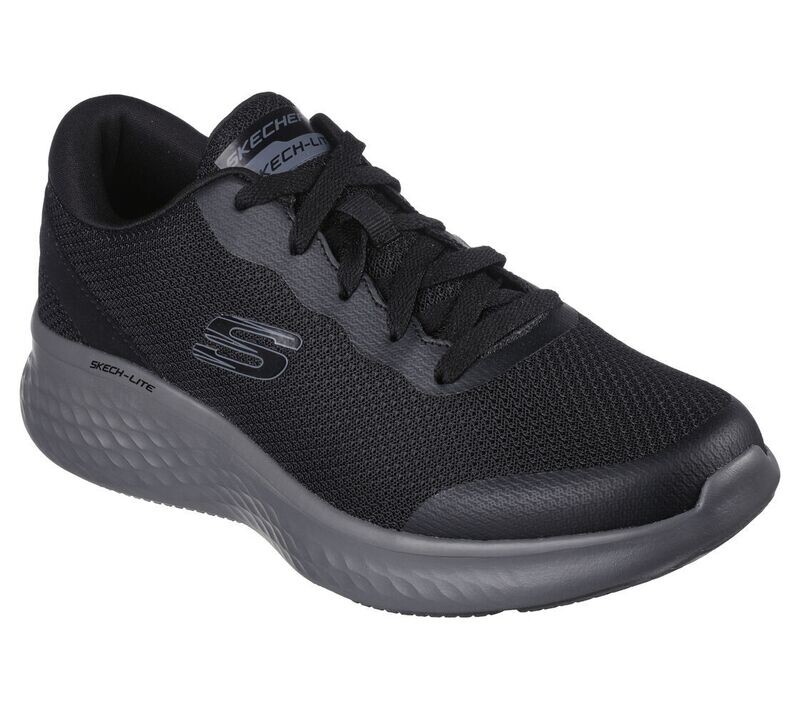 Men's Black & Charcoal Skech-Lite Pro - Clear Rush