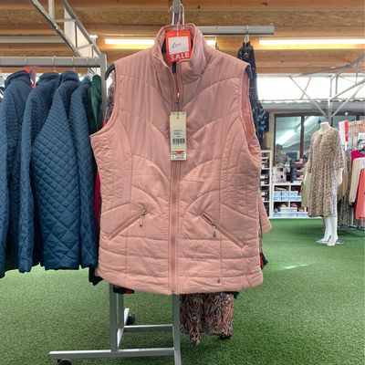 Women's Pink Quilted Gilet