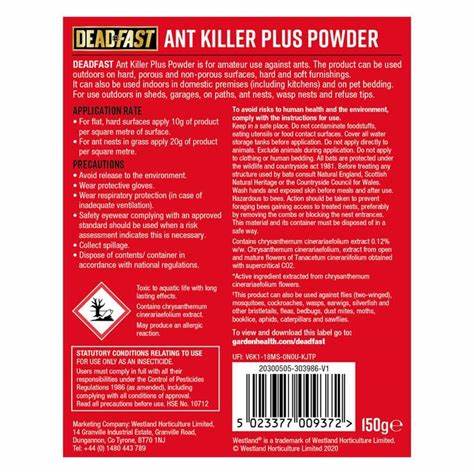 Westland | Deadfast Ant Killer Plus Powder Natural 150g