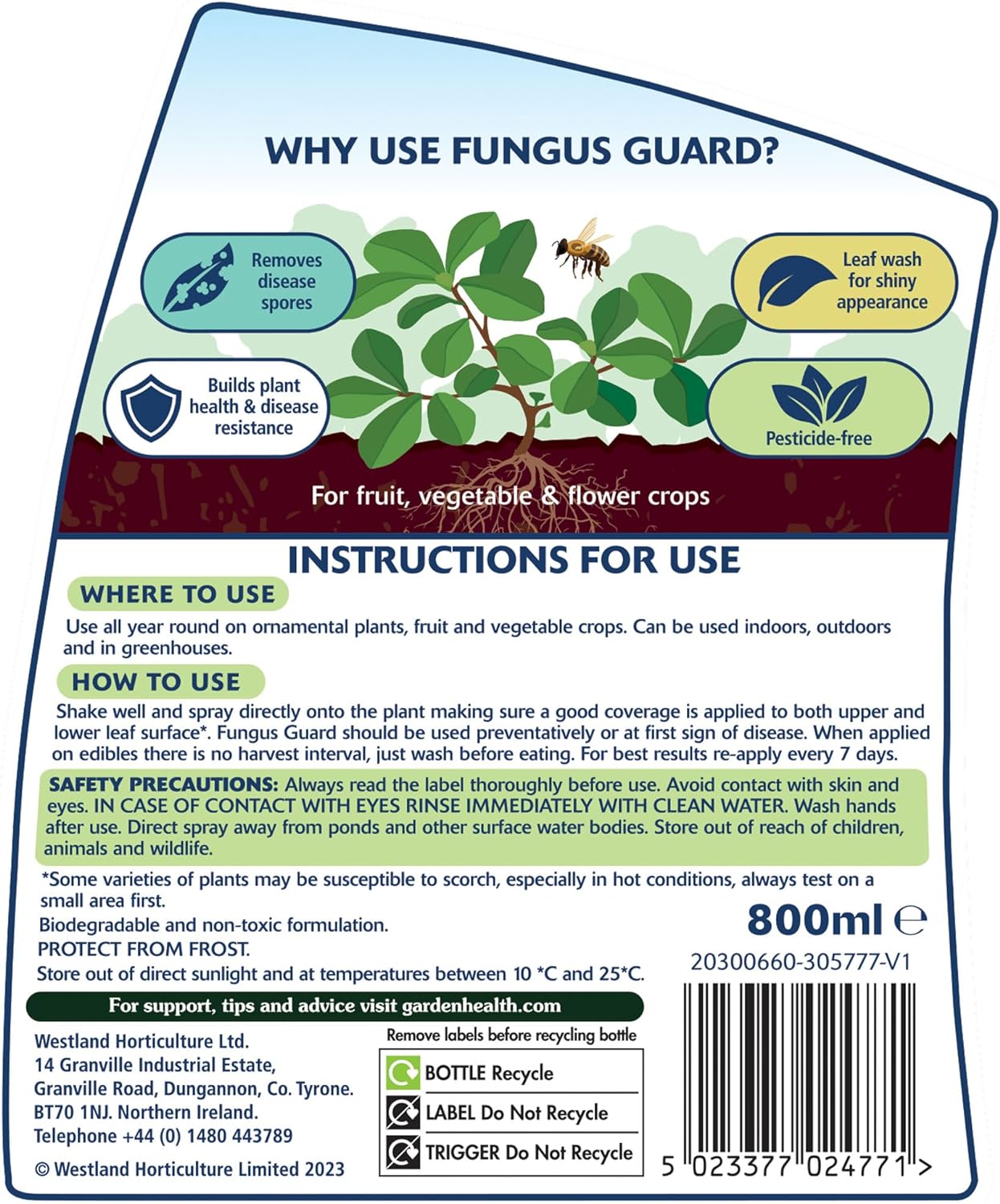 Westland | Fungus Guard RTU 800ml
