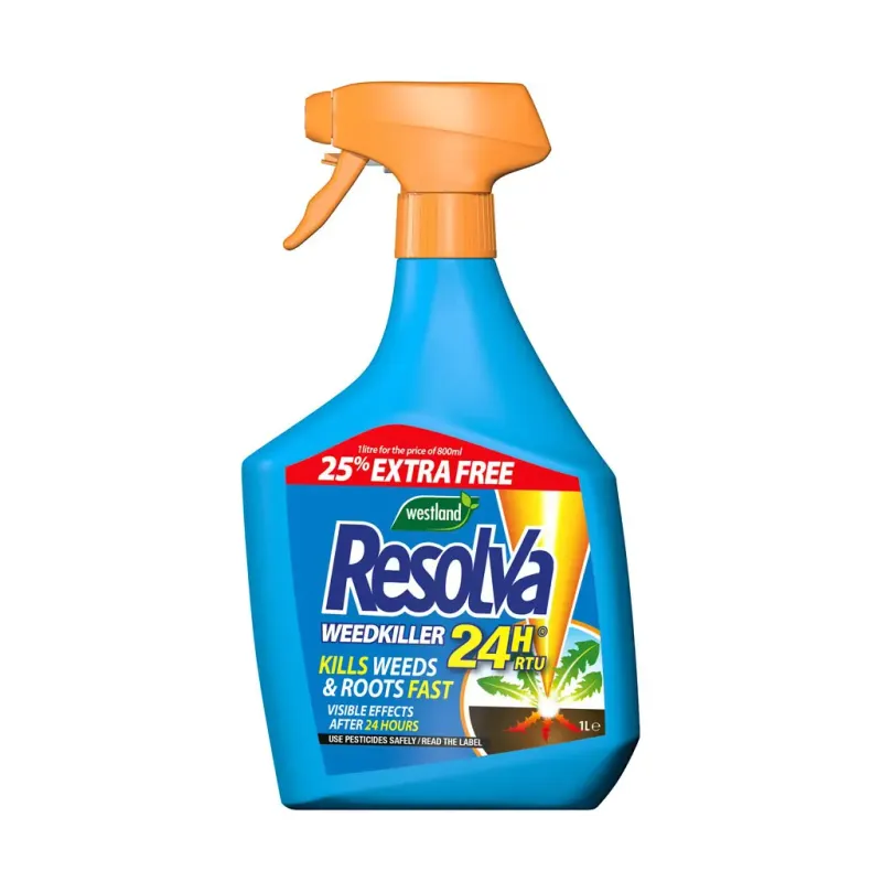 Westland | Resolva Weedkiller 24H Ready To Use 800ml + 25% Extra Free