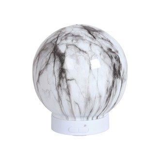 Aroma | LED Ultrasonic Diffuser - Noir Marble Diffuser 18cm