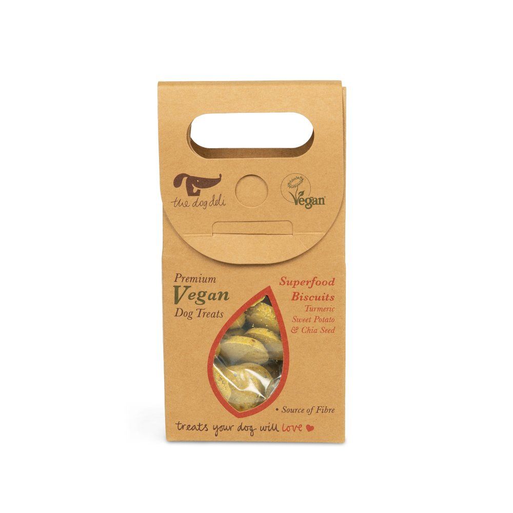 Petface | Vegan Dog Treats with Sweet Potato, Turmeric & Chia Seed