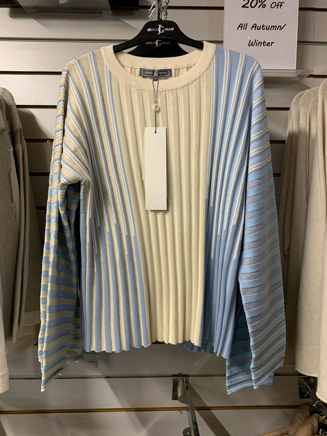 Women's *5 Light Blue Light Knitwear