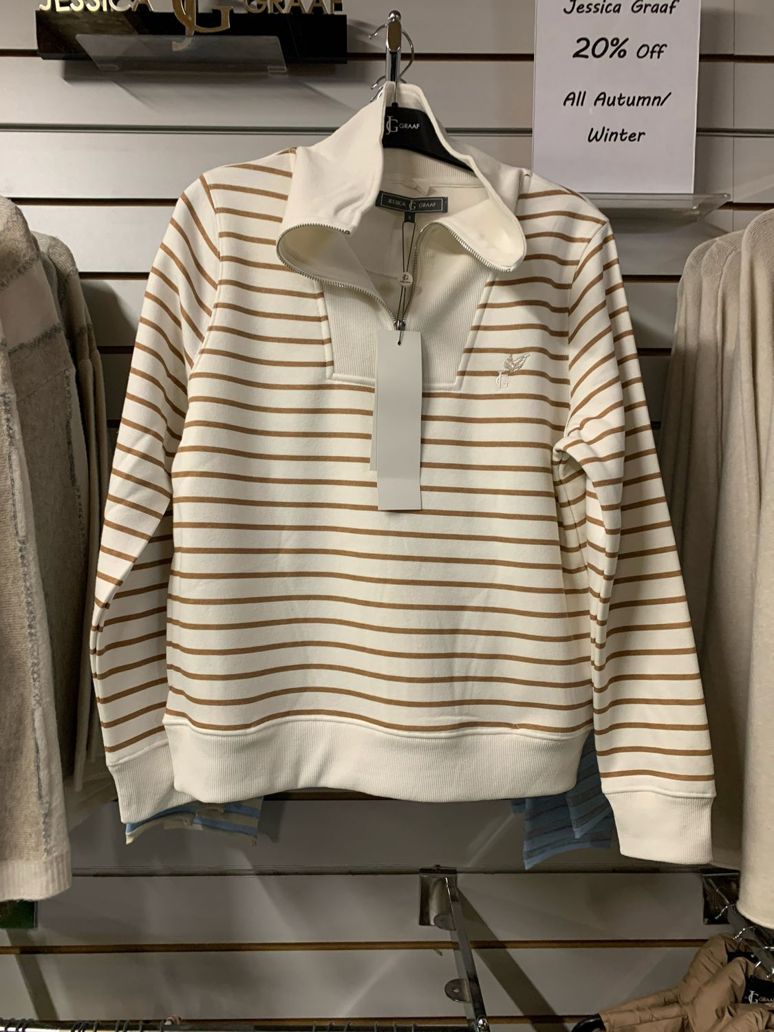Women's *6  Tan Long Sleeve Top