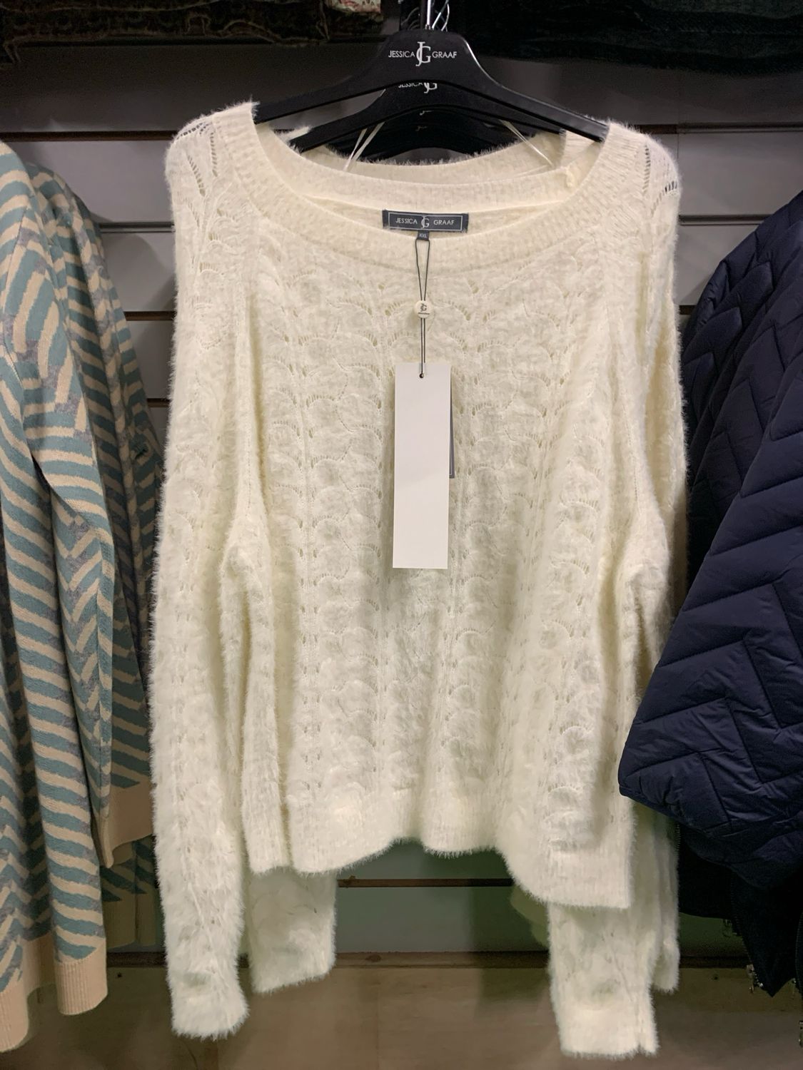 Women's Cream Heavy Knitwear