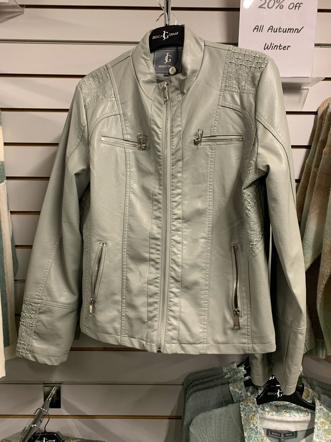 Women's Sage Plain Short Jacket