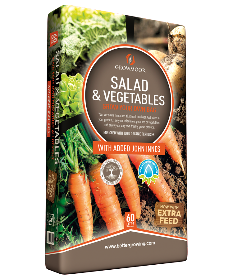 Growmoor | Salad & Vegetables Grow Your Own Bag 60L