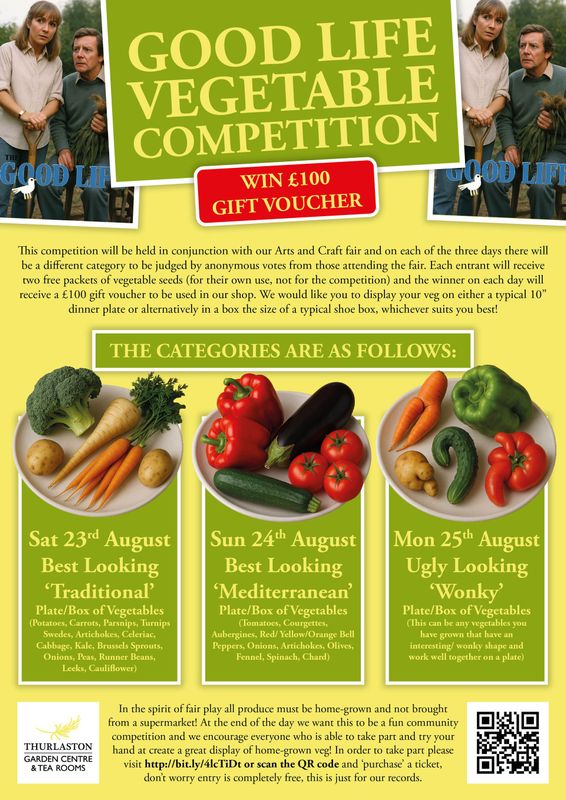 Sign up for the Good Life Vegetable Competition Here!