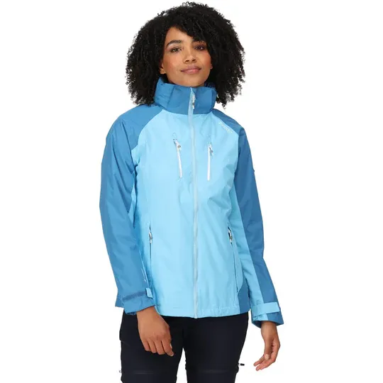 Regatta Womens Calderdale IV Waterproof Jacket Ethereal Blue