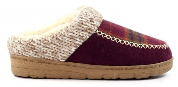 Lunar Slipper Burgundy Emblaze