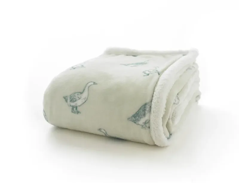 Deyongs | Geese Printed Flannel Throw