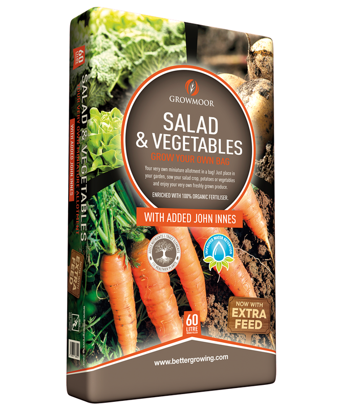Growmoor | Salad & Vegetables Grow Your Own Bag 60L