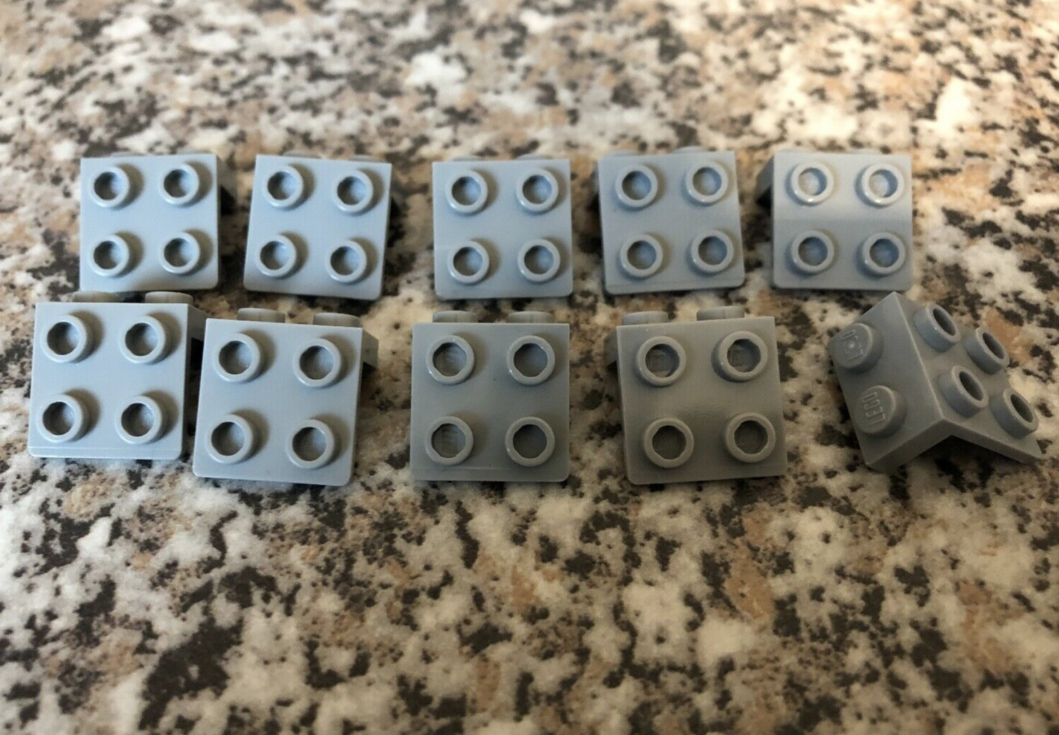 Konverterplatte Lego ® 10x Winkelplatte 1x2 2x2-44728 grau bracket