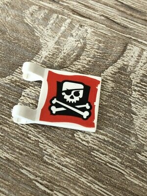 Lego ® Piratenflagge 6x4-2525px1 rot gekreuzte Imperiale Flagge Fahne