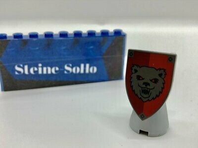 1 Schild Löwenritter Lego ® Schild Löwe 3846pb36 blau Ritterburg