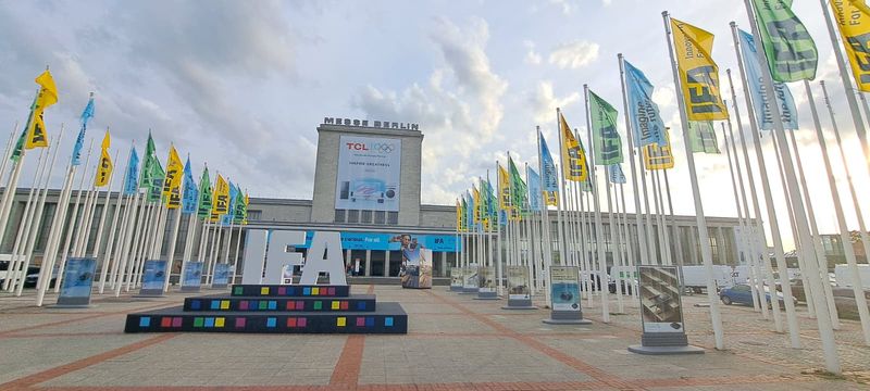 Messe Berlin Nord entrance during IFA 2025