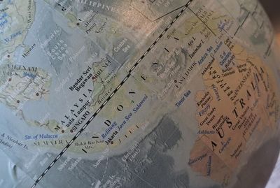 Map of South East Asia and Australia