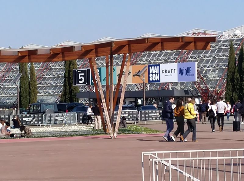Outside picture of hall 5 of Parc des Expositions Paris Nord Villepinte during Maison &amp; Objet 2022
