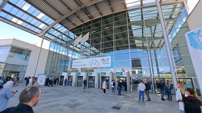 Messe Munich main entrance during IFAT 2024
