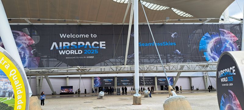 Main entrance FIL Lisbon at Airspace World 2025
