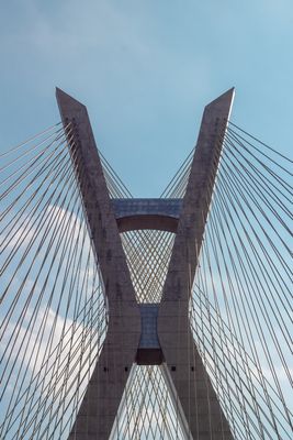 Iconic Sao Paulo bridge Brazil