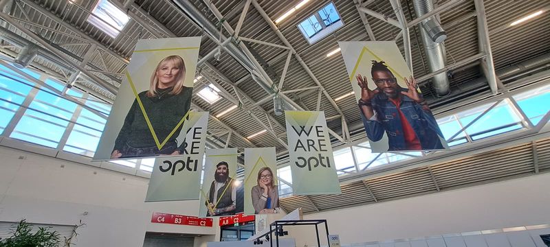 collection of glasses to promote opti Munich stand builder packages