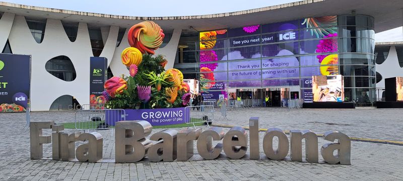 Fira Gran Via South Entrance ahead of ICE 2025