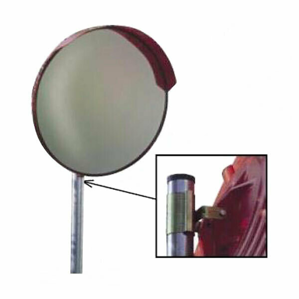 Specchio parabolico in PVC diametro 60 cm comprensivo di staffe per ancoraggio su palo