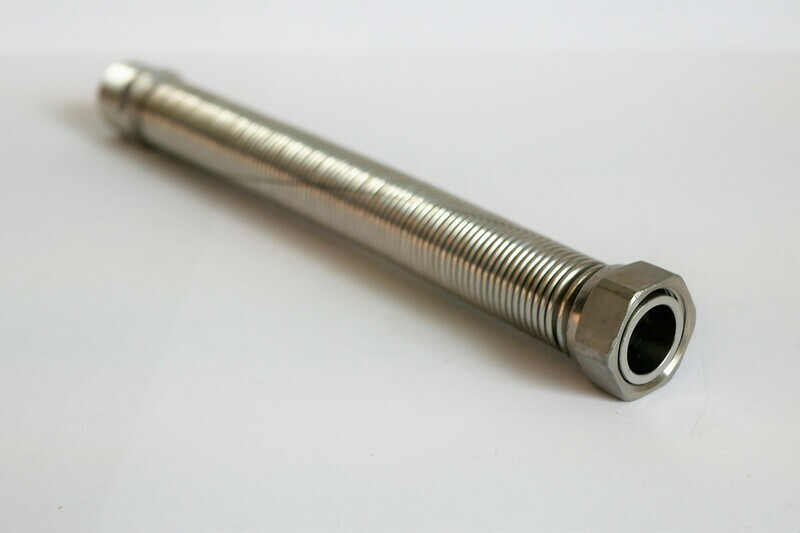 Edelstahl-Wellschlauch ausziehbar, 3/4"​, 260-520 mm