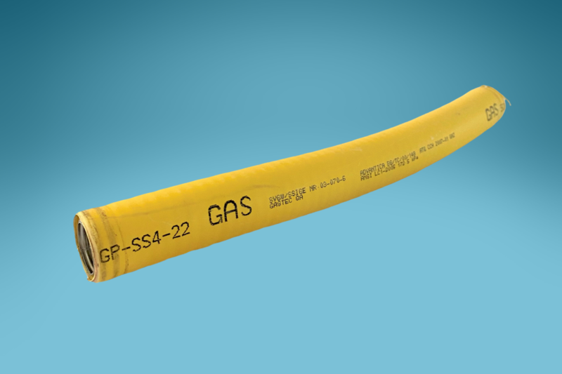 Gas-Rohr TracPipe DN15, 10 m inkl. Schutzband