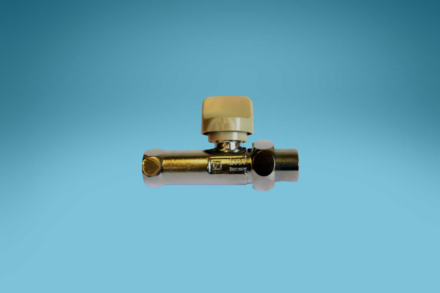 Durchgangshahn Ø 1/2", Länge: 59.3 mm