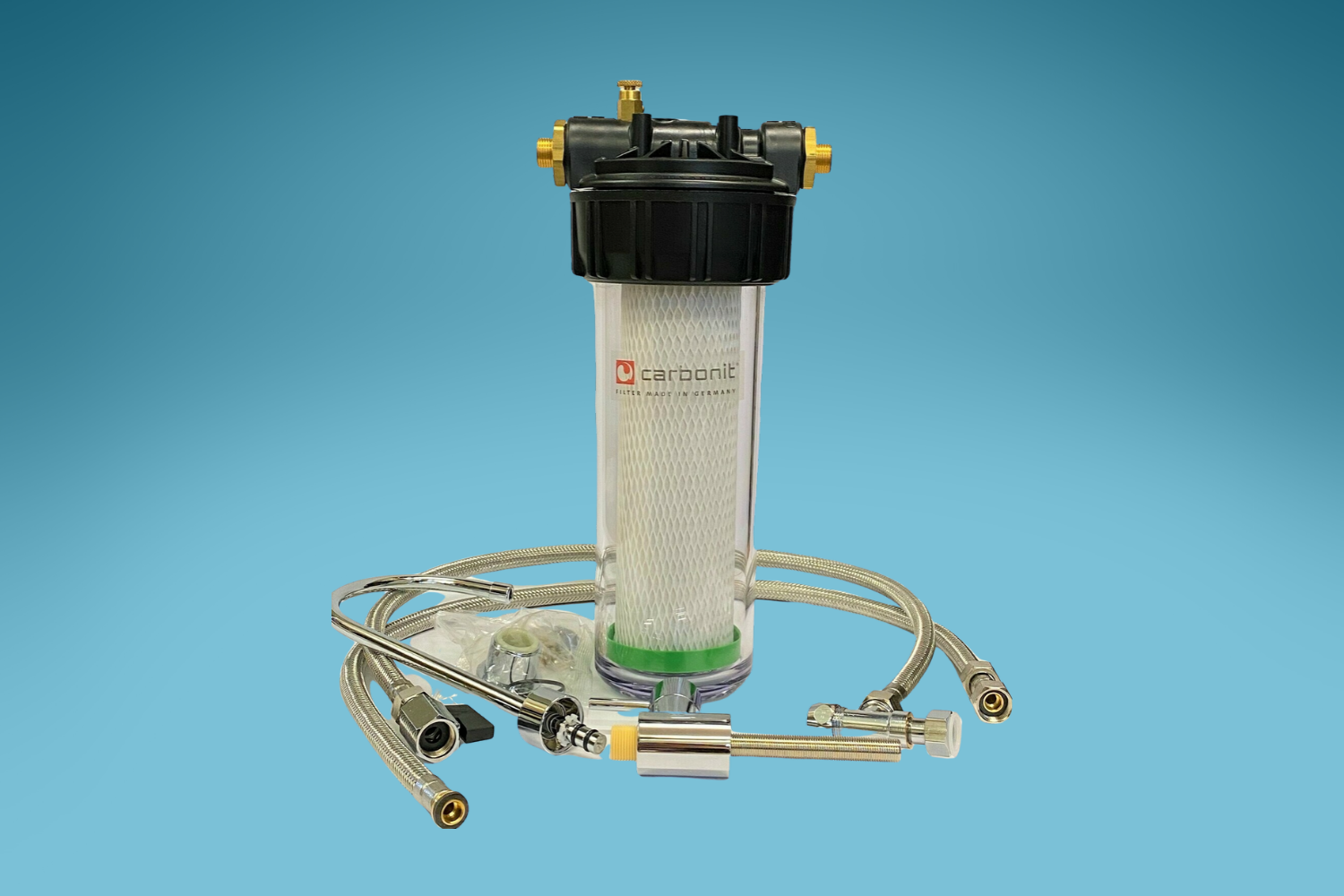 Carbonit Vario-HP sous le filtre d'eau de table
